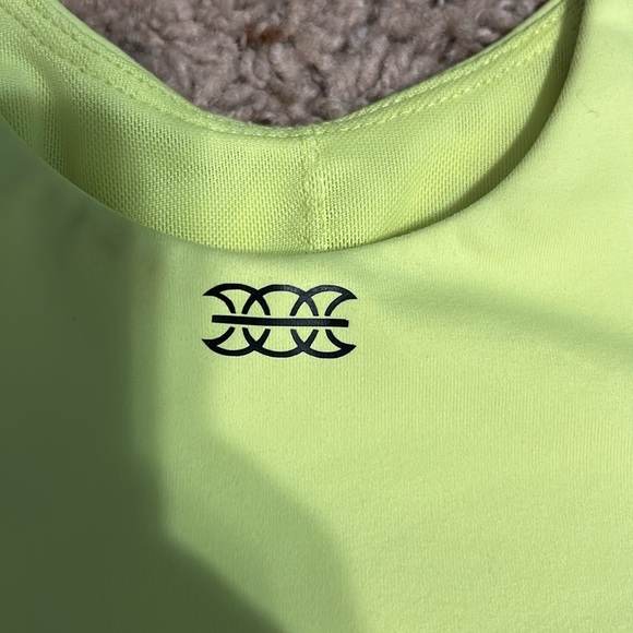 East and West Co. Neon Yellow Crop Top - Picture 5 of 6